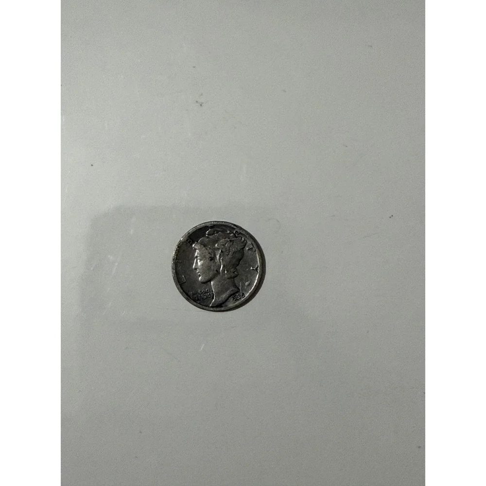 1935 Mercury Dime 90% Silver Winged Liberty Head US Ten Cent Coin Philadelphia